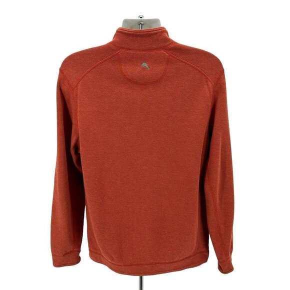 Tommy Bahama Orange Snap Button Sweater Mens XL - Picture 3 of 7